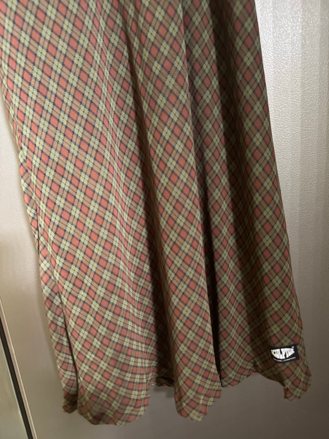 빈티지 체크 바이어 쉬어 스커트 상품이미지7