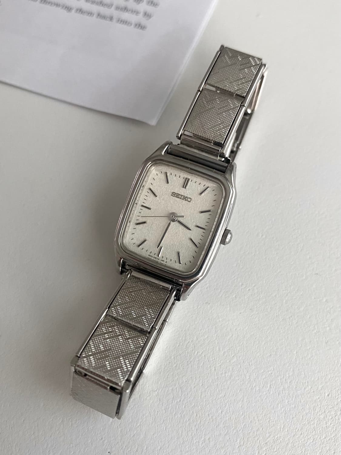 Seiko 세이코 스퀘어 쿼츠 레이디스 상품이미지1