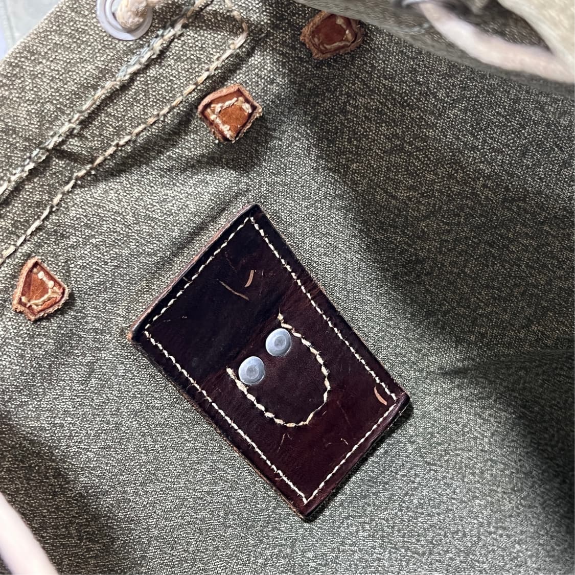 70s 스위스군 솔트앤페퍼 백팩 상품이미지8