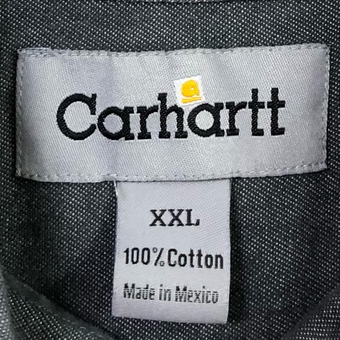Xxl 칼하트 블랙 데님 셔츠 상품이미지3