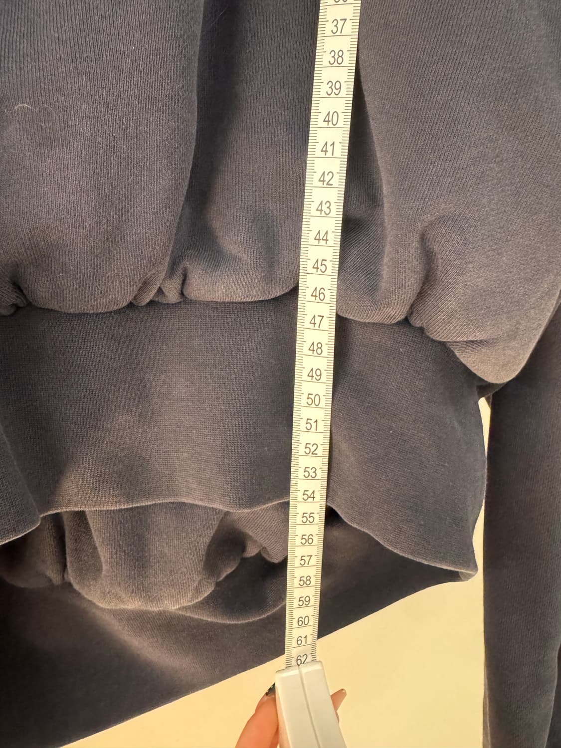 엔타이어 스튜디오 더블 크롭 후드 워시드블루 색상 팝니다 상품이미지5