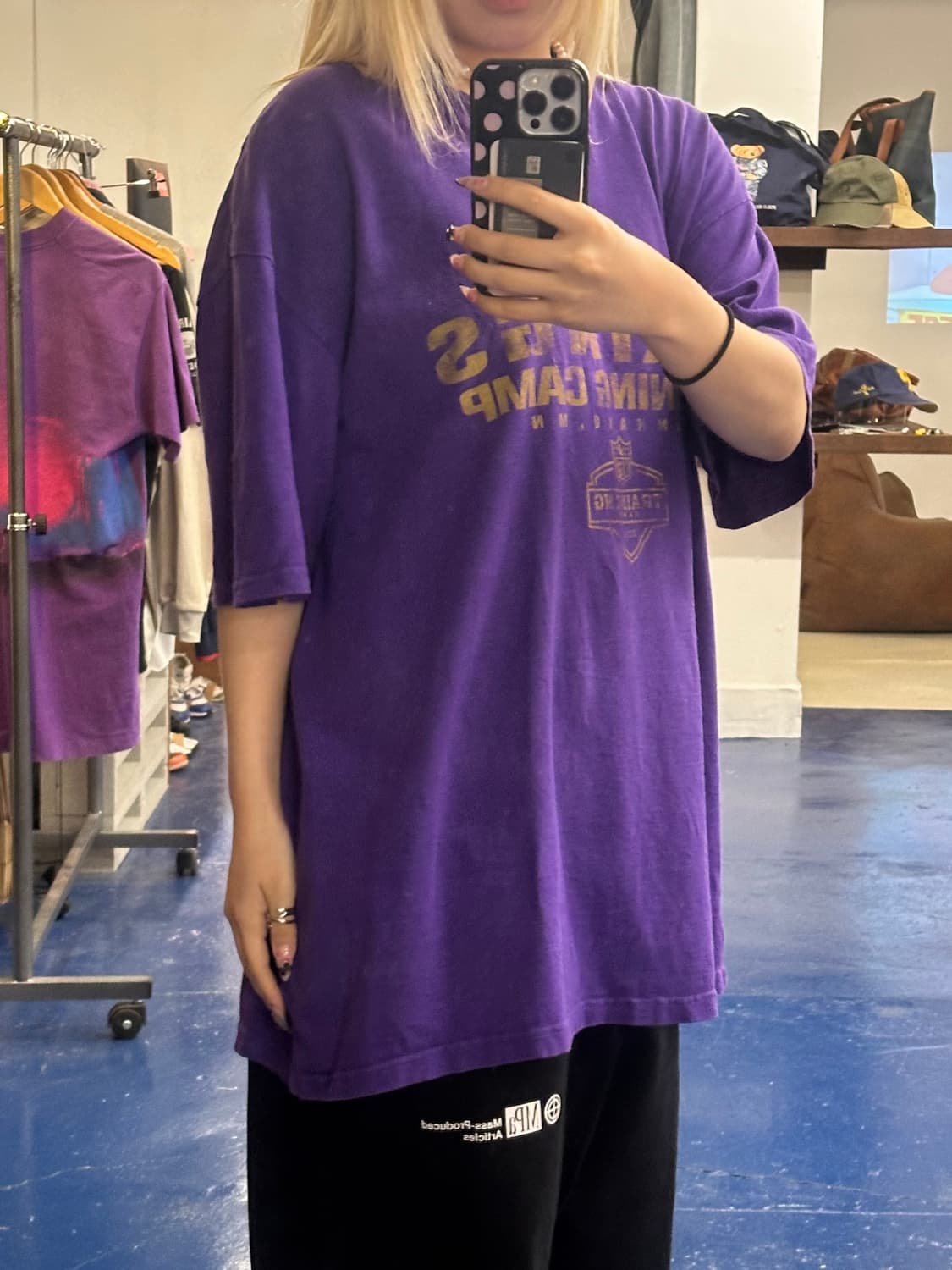 Nfl 바이킹스 퍼플 반팔티 상품이미지7