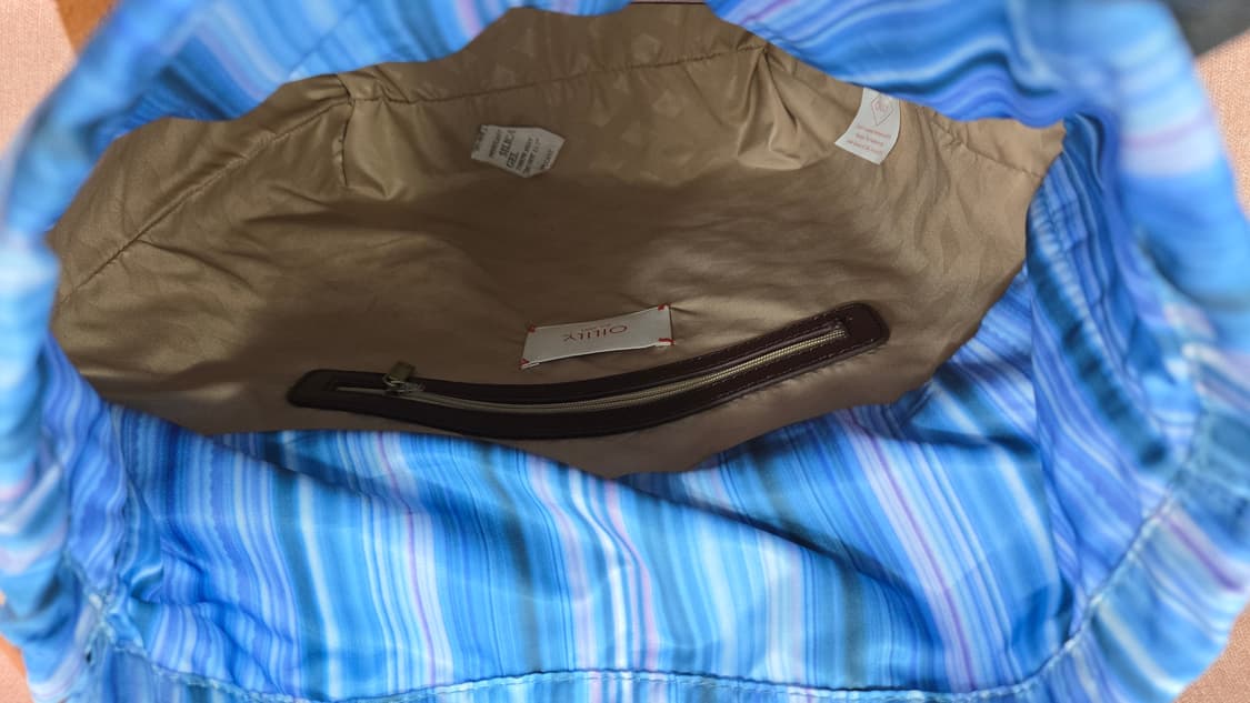 Oillily 새상품 오일릴리 플라워 패턴 토트백 상품이미지6