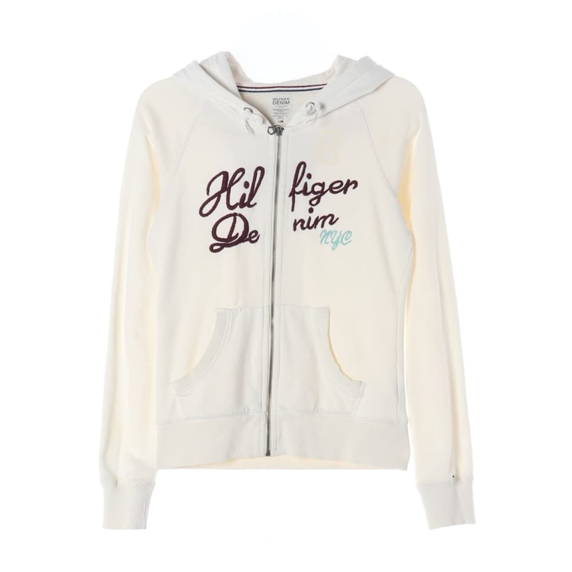 타미힐피거 데님 로고 자수 후드집업 M 상품이미지1