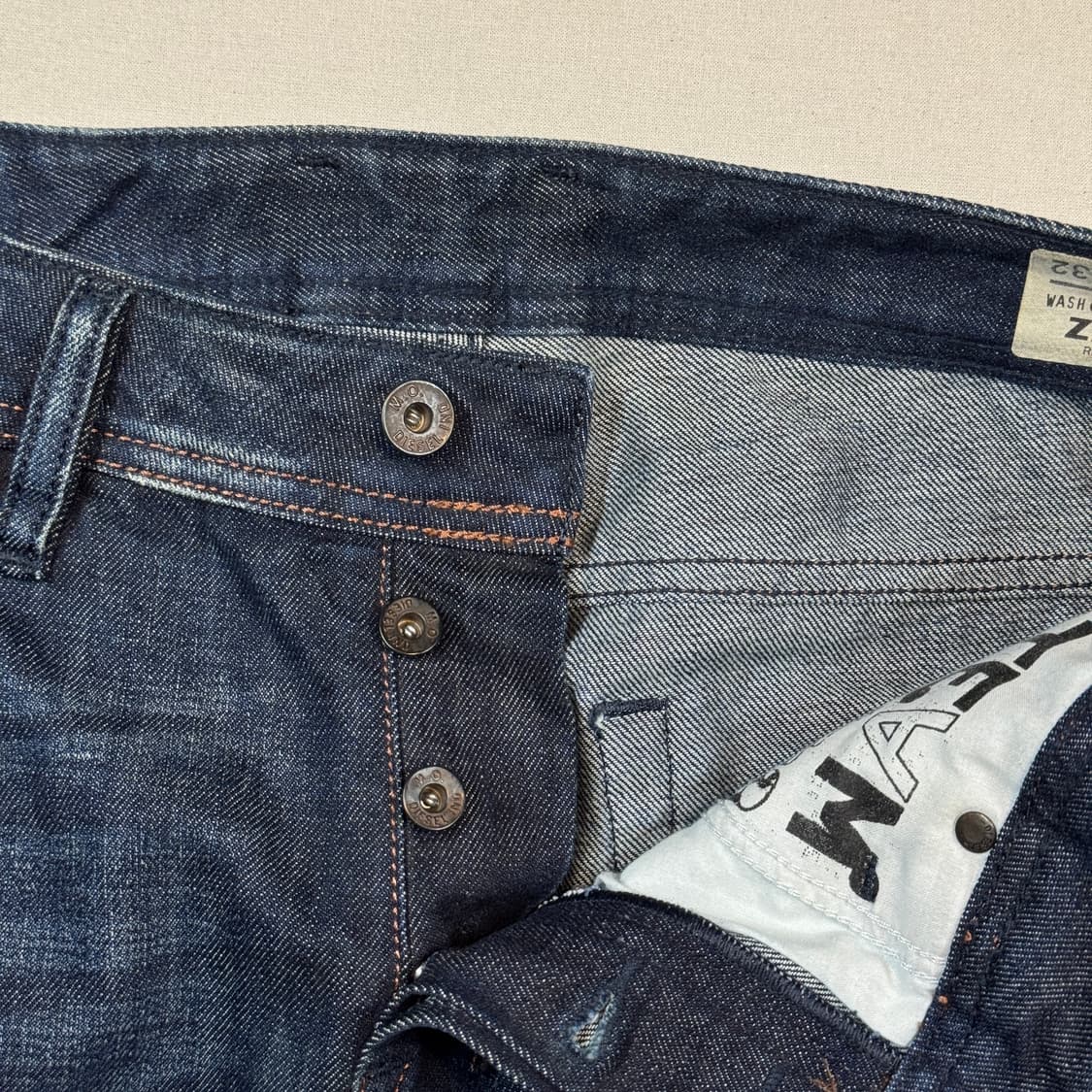 34inch) 디젤 DIESEL 웨스턴 부츠컷 데님 청바지 상품이미지6