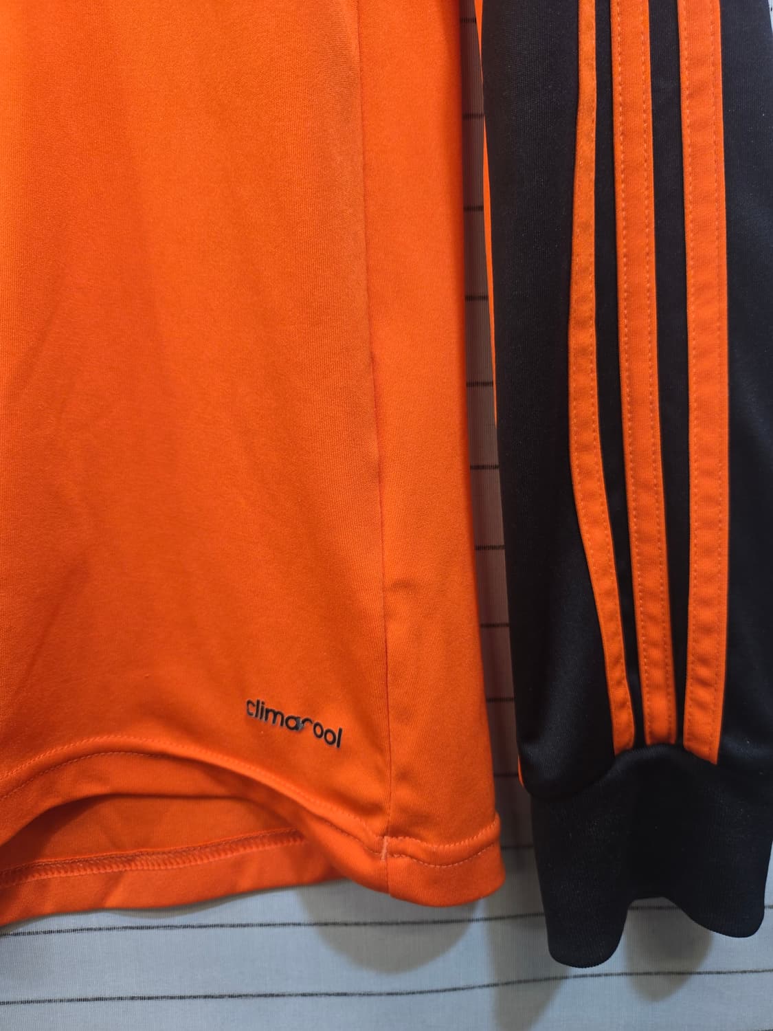 아디다스 대한민국 축구 국가대표팀 긴팔 오렌지 져지 100 상품이미지4