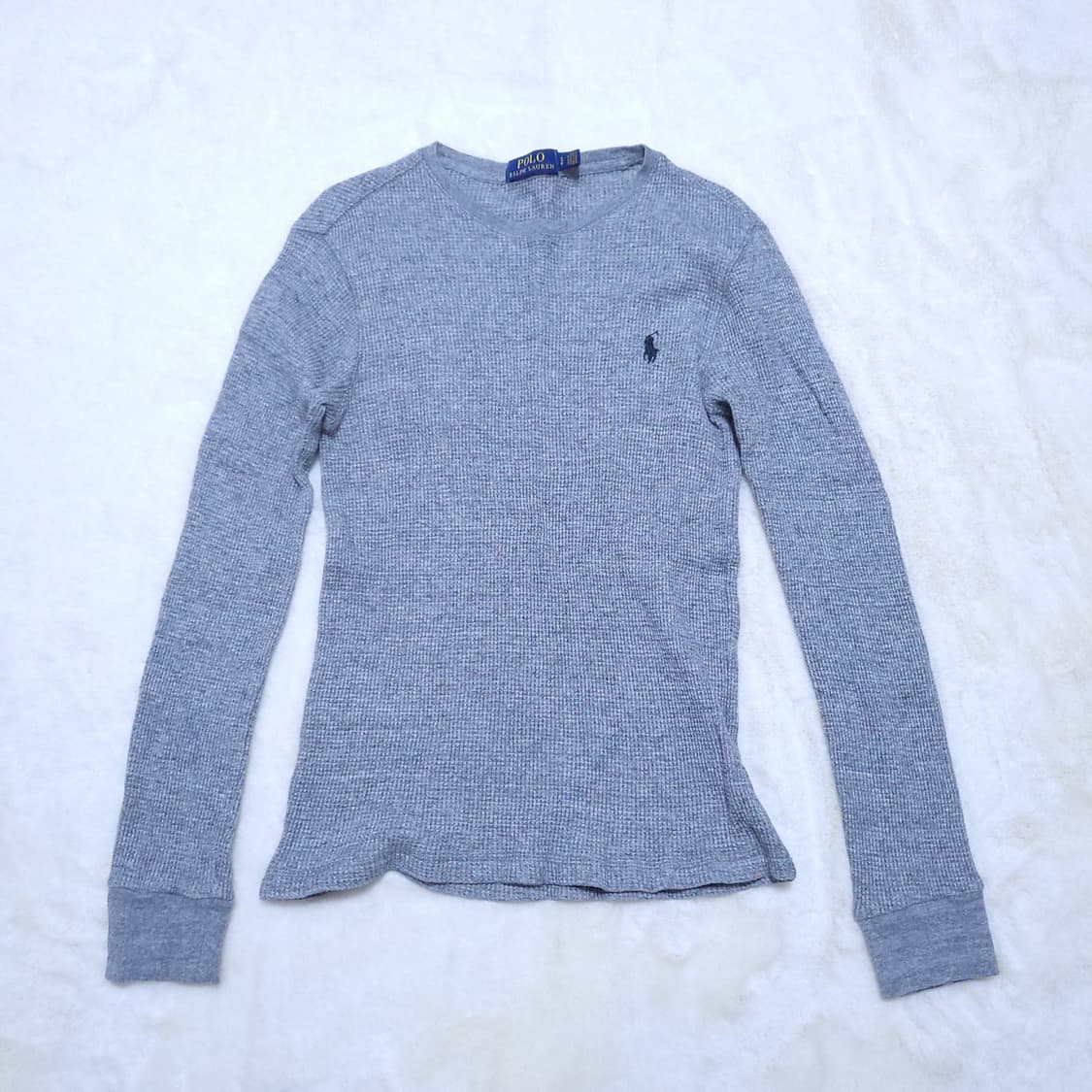 폴로 와플 여성 슬리브스 긴팔 S 0226 상품이미지1