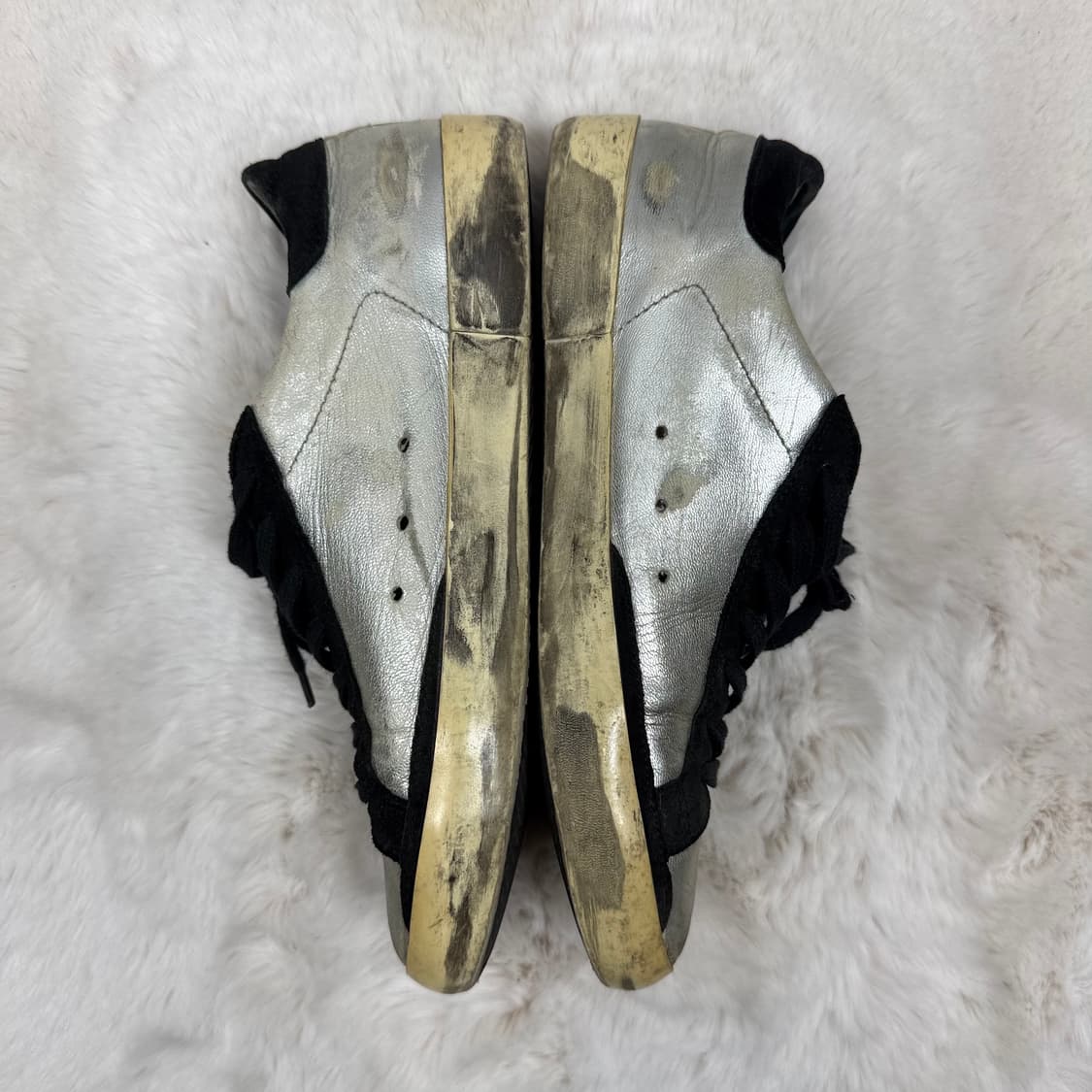 (40) 골든구스 슈퍼스타 실버블랙 상품이미지3