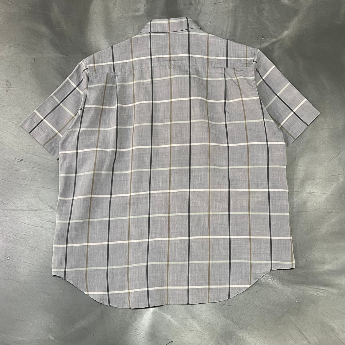  버버리 체크 히든버튼 하프 셔츠 y16377 상품이미지2
