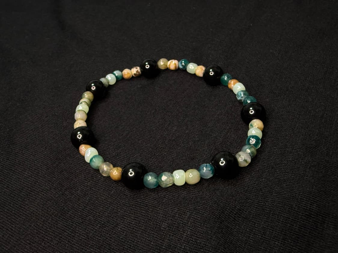 Vintage greenish stone bracelet 상품이미지3