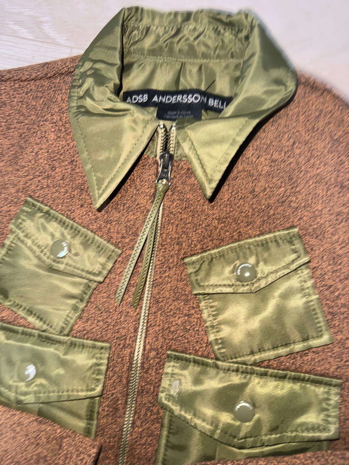 앤더슨벨 멀티 포켓 MA-1 가디건 XS 상품이미지5