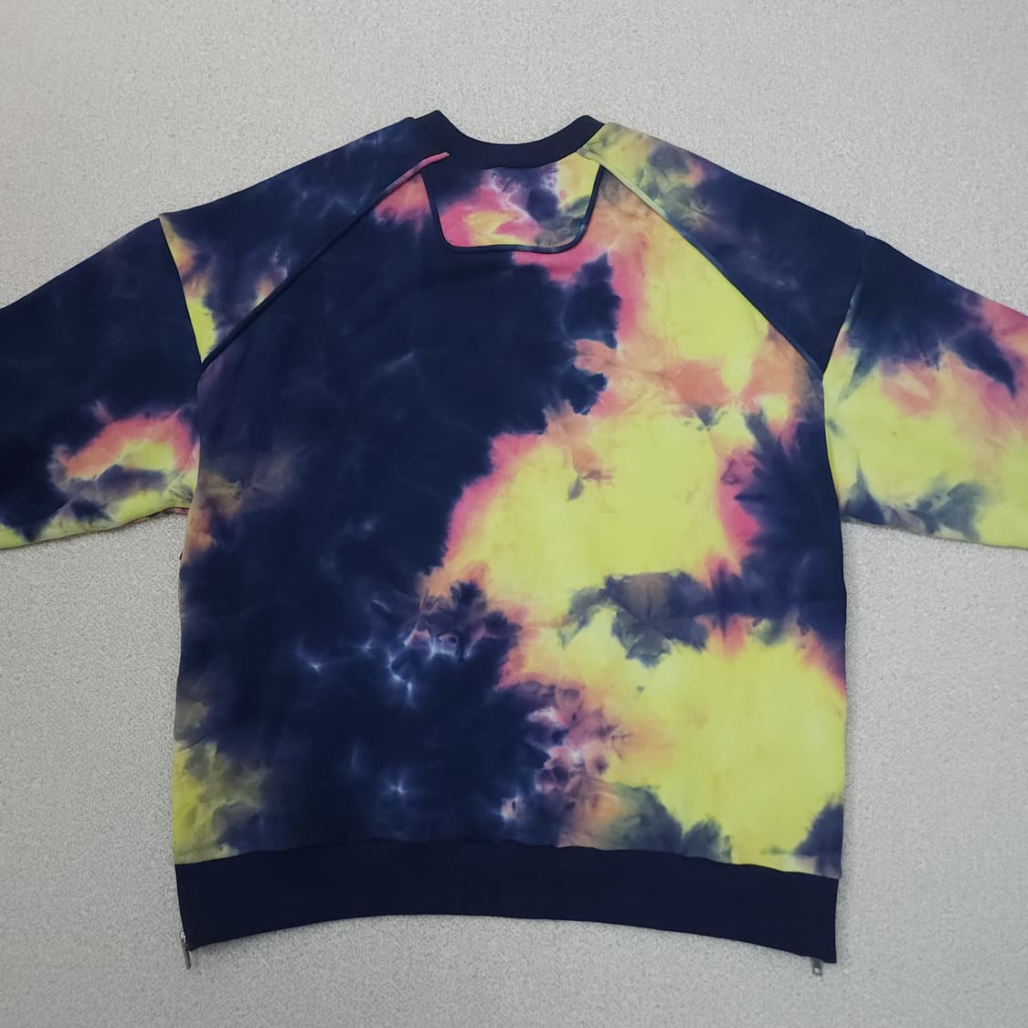 (S)준지 남자 오버핏 맨투맨 타이다이 스웻셔츠 상품이미지8