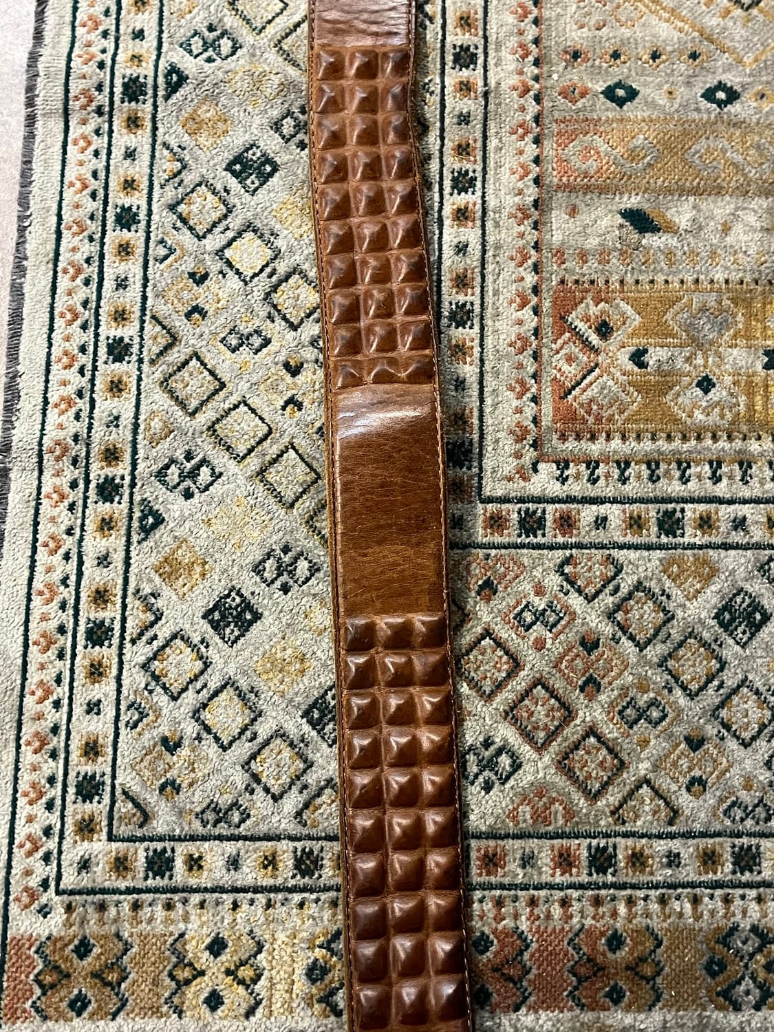 빈티지 가죽 벨트 브라운 #csz1961 상품이미지4