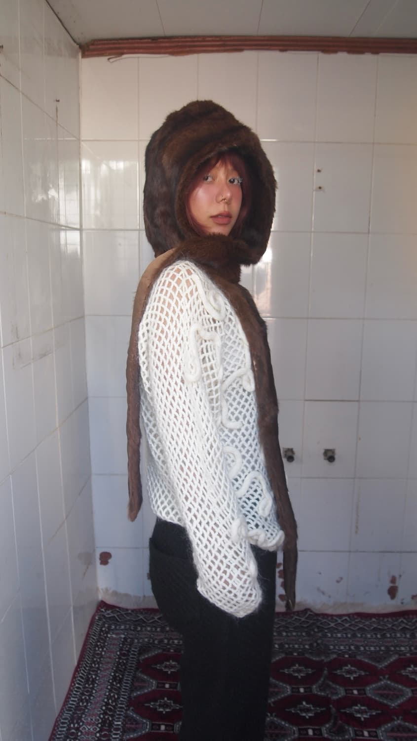 빈티지 스월 크로셰 니트 상품이미지3