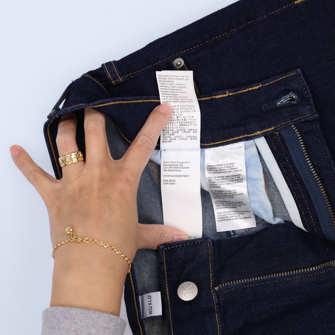 [W32 L32] 캘빈클라인 여성 슬림 데님팬츠 1205HR2 상품이미지5