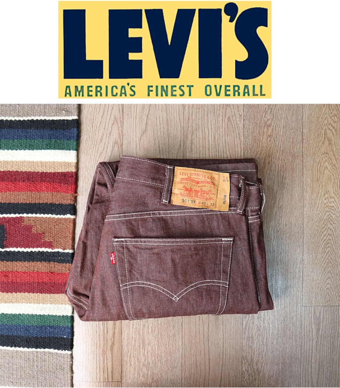 
LEVIS 리바이스 501XX 데님 40사이즈  상품이미지1