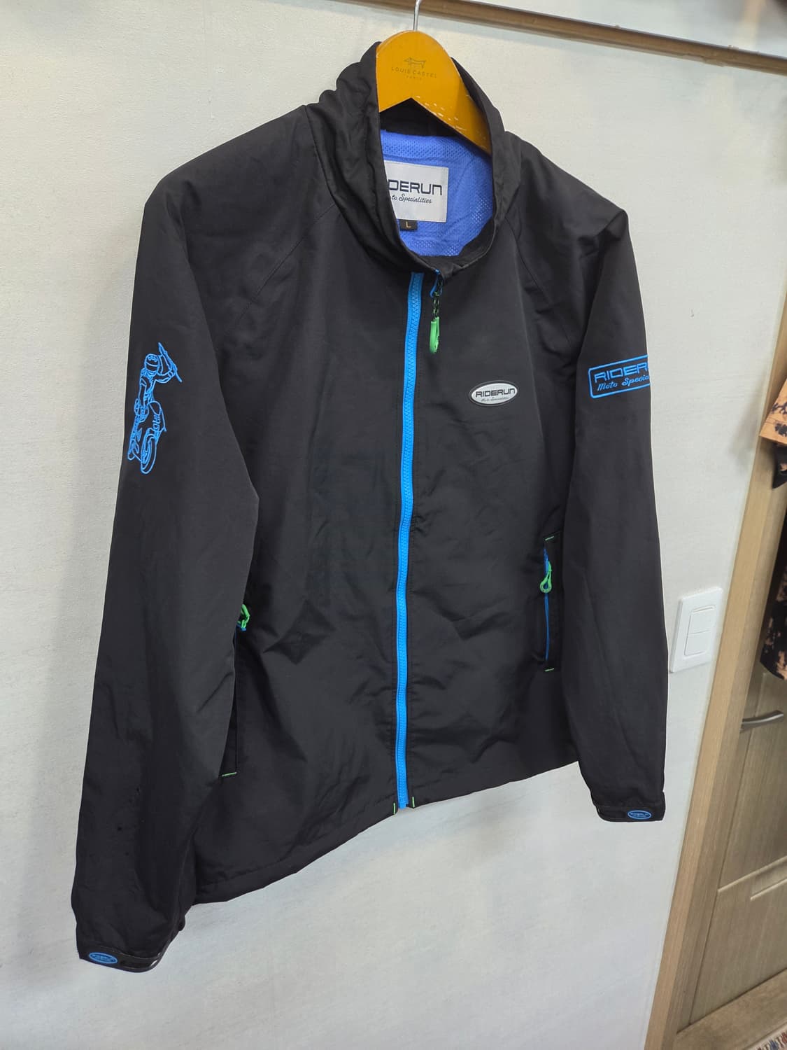 와이더런 자수로고 방수 레인 바람막이 자켓 L 상품이미지7