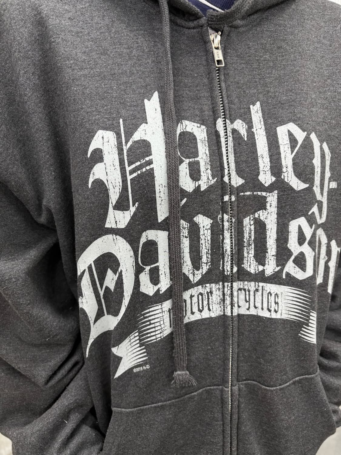 할리데이비슨 코리아 바앤실드 드래곤 후드집업 상품이미지3