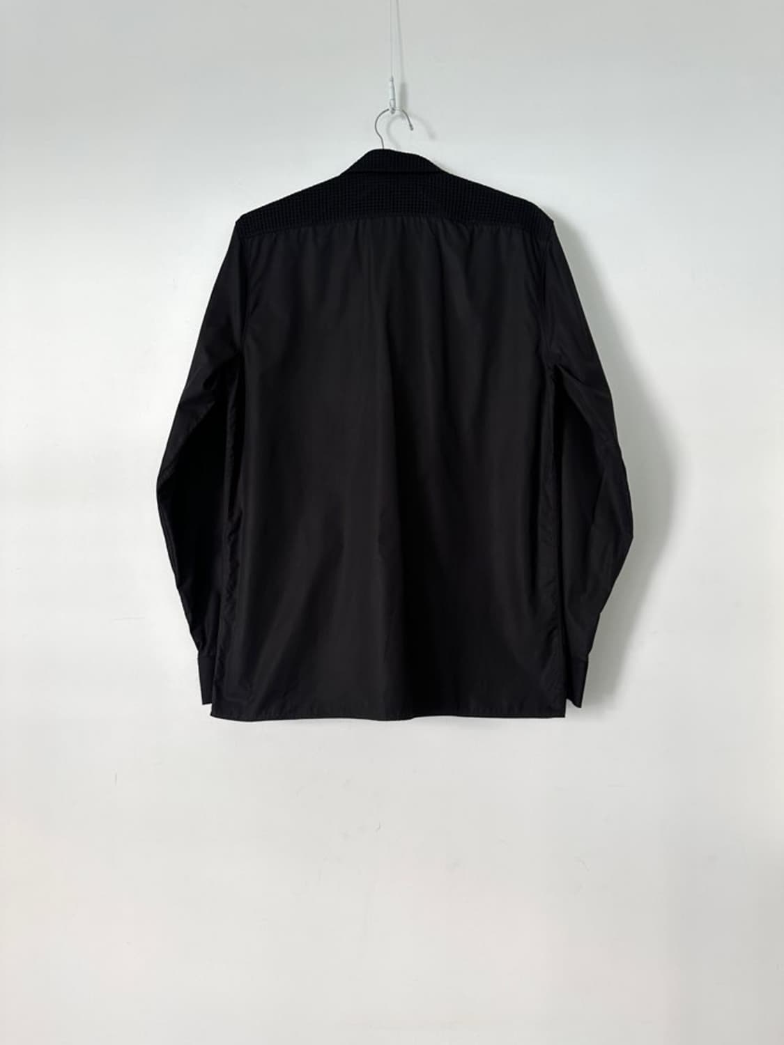 CALVIN KLEIN dual pattern shirt / black 상품이미지3