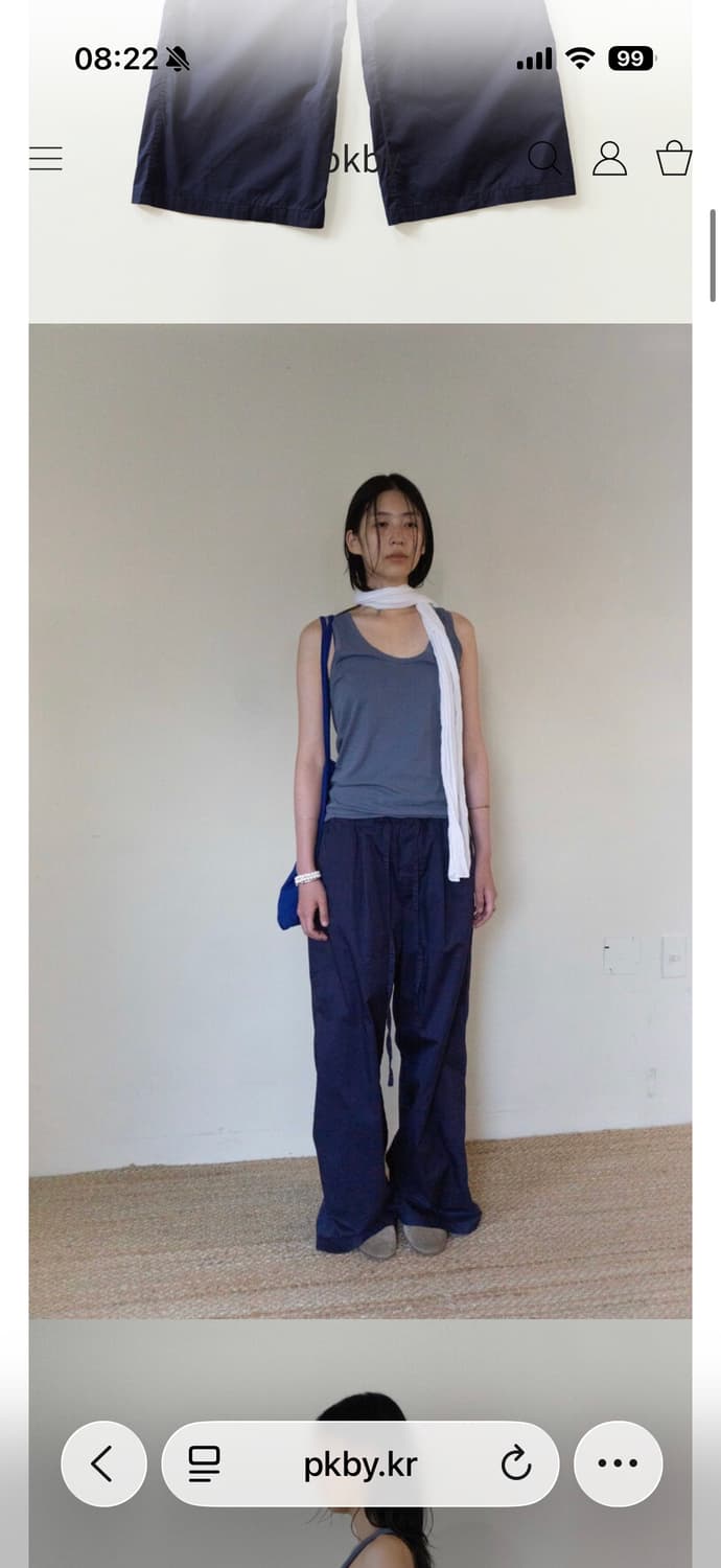 pkby relaxed cotton string pants /얼바닉 상품이미지1