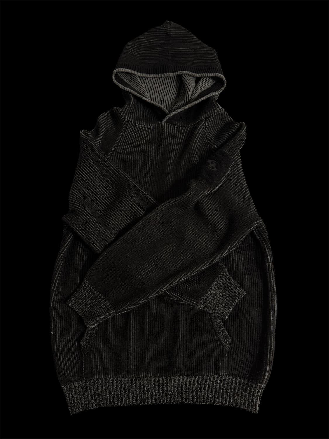 산산기어 니트 후드 상품이미지1