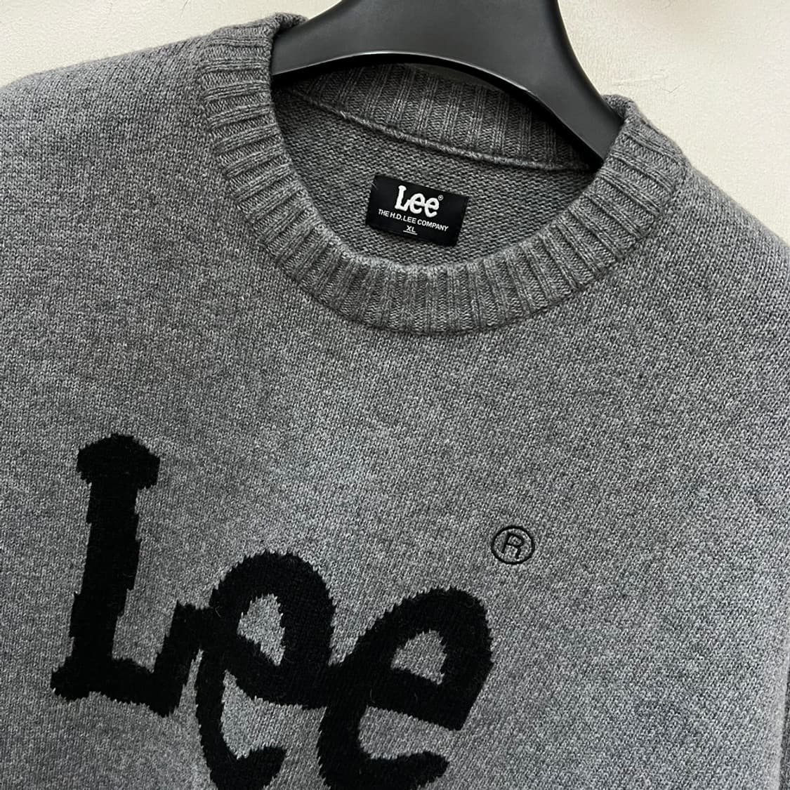 LEE 리 빅 트위치 로고 니트 스웨터 XL 상품이미지3
