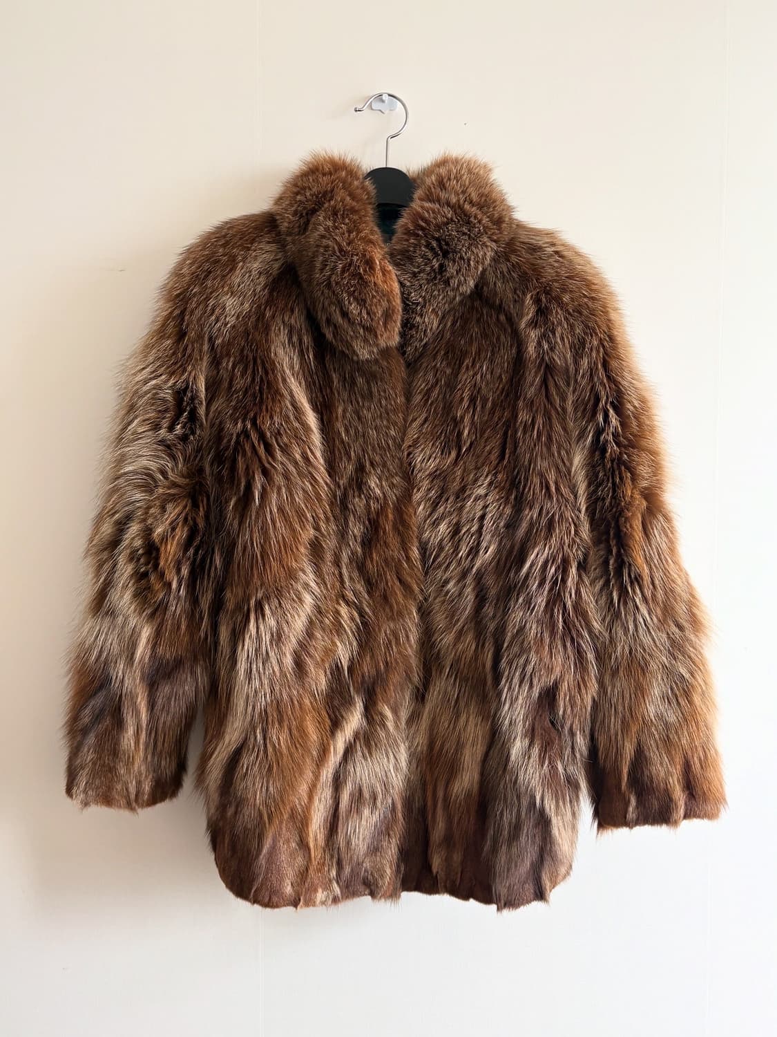 사가폭스 브라운믹스 퍼자켓  상품이미지2