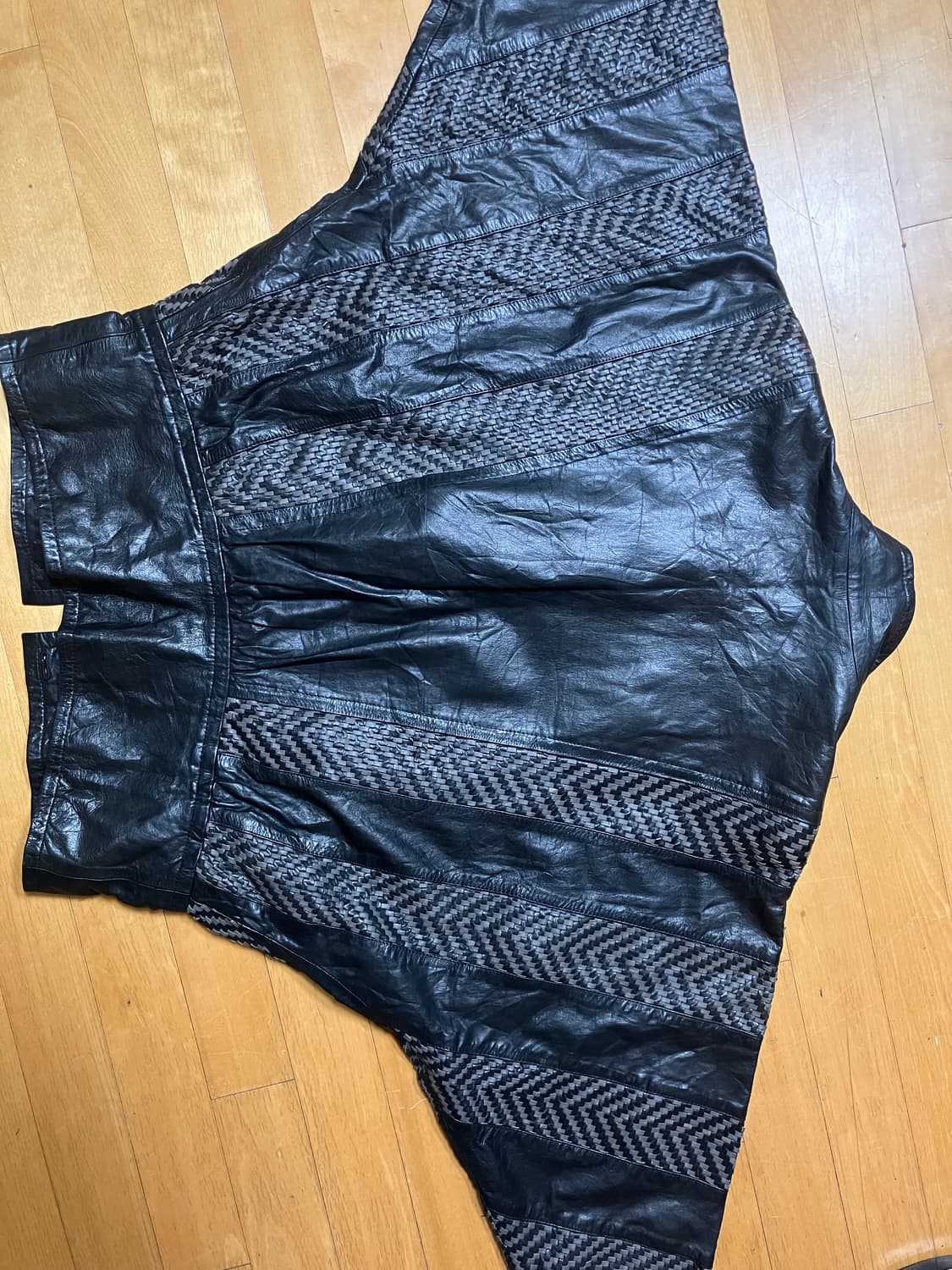 80s 빈티지 아방가르드 레더자켓 상품이미지10