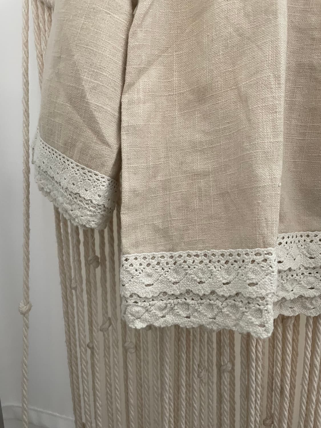 베이지 레이스 베이스 티셔츠 상품이미지4