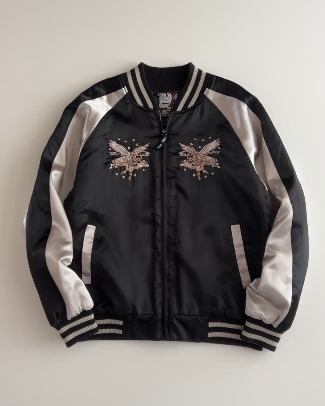 오리지널 일본 자수 스카잔 자켓 LL 상품이미지1