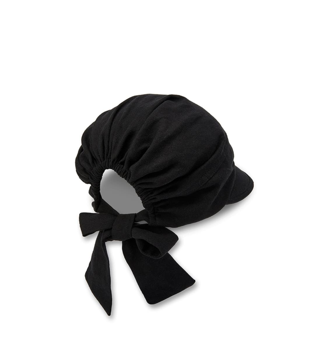 Open yy 린넨 타이업 헷 블랙 linen tie up hat 상품이미지4