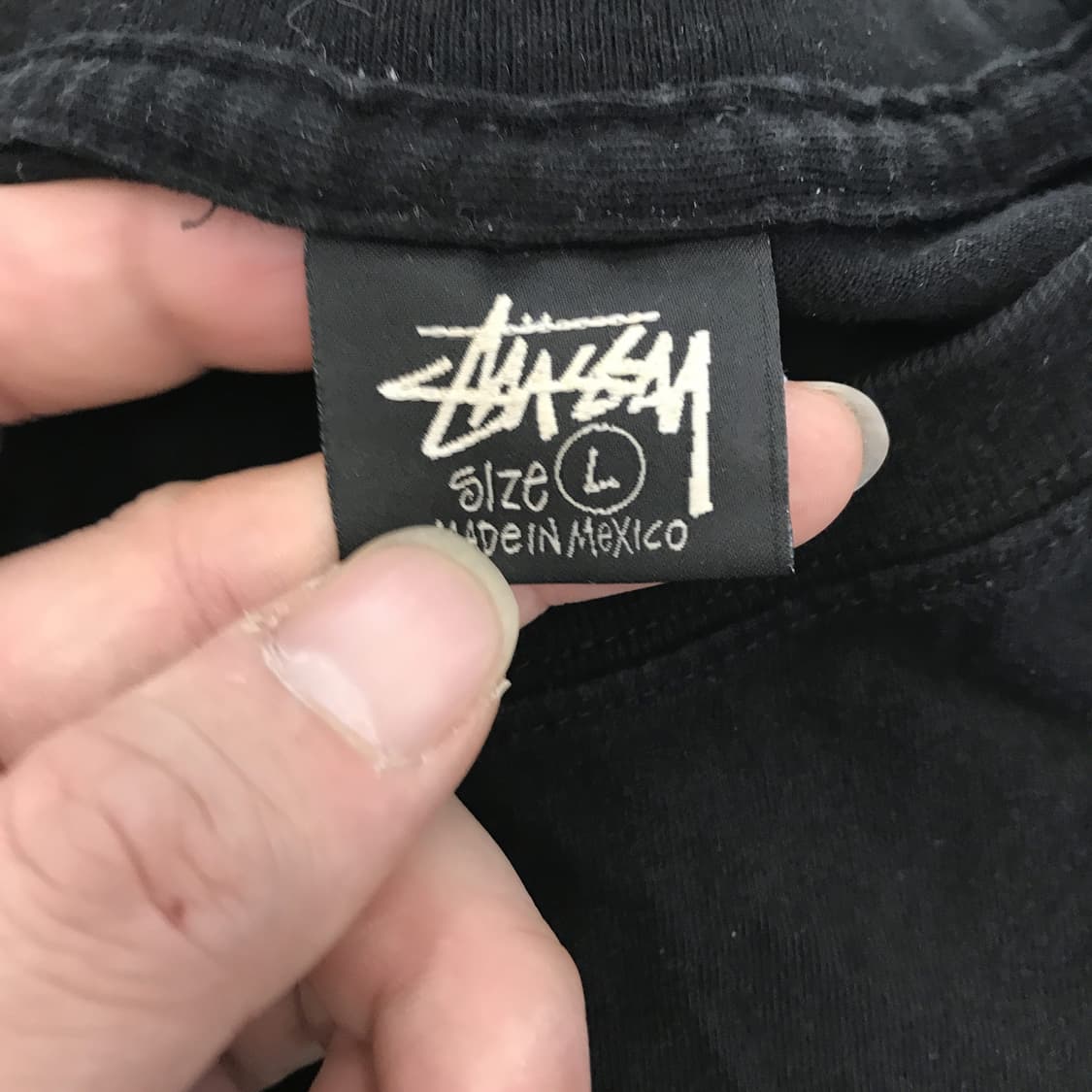 스투시 stussy 스탁로고 반팔 [L사이즈] 상품이미지4