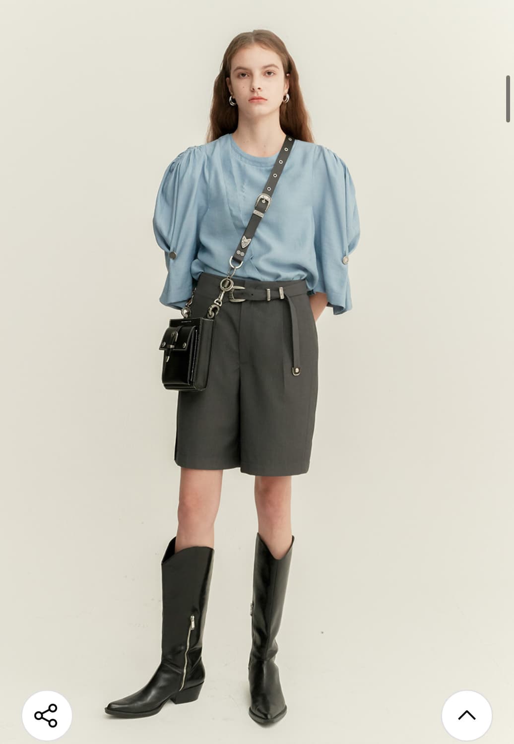 앤더슨벨 스칼라 벨티드 버뮤다 쇼츠 상품이미지5