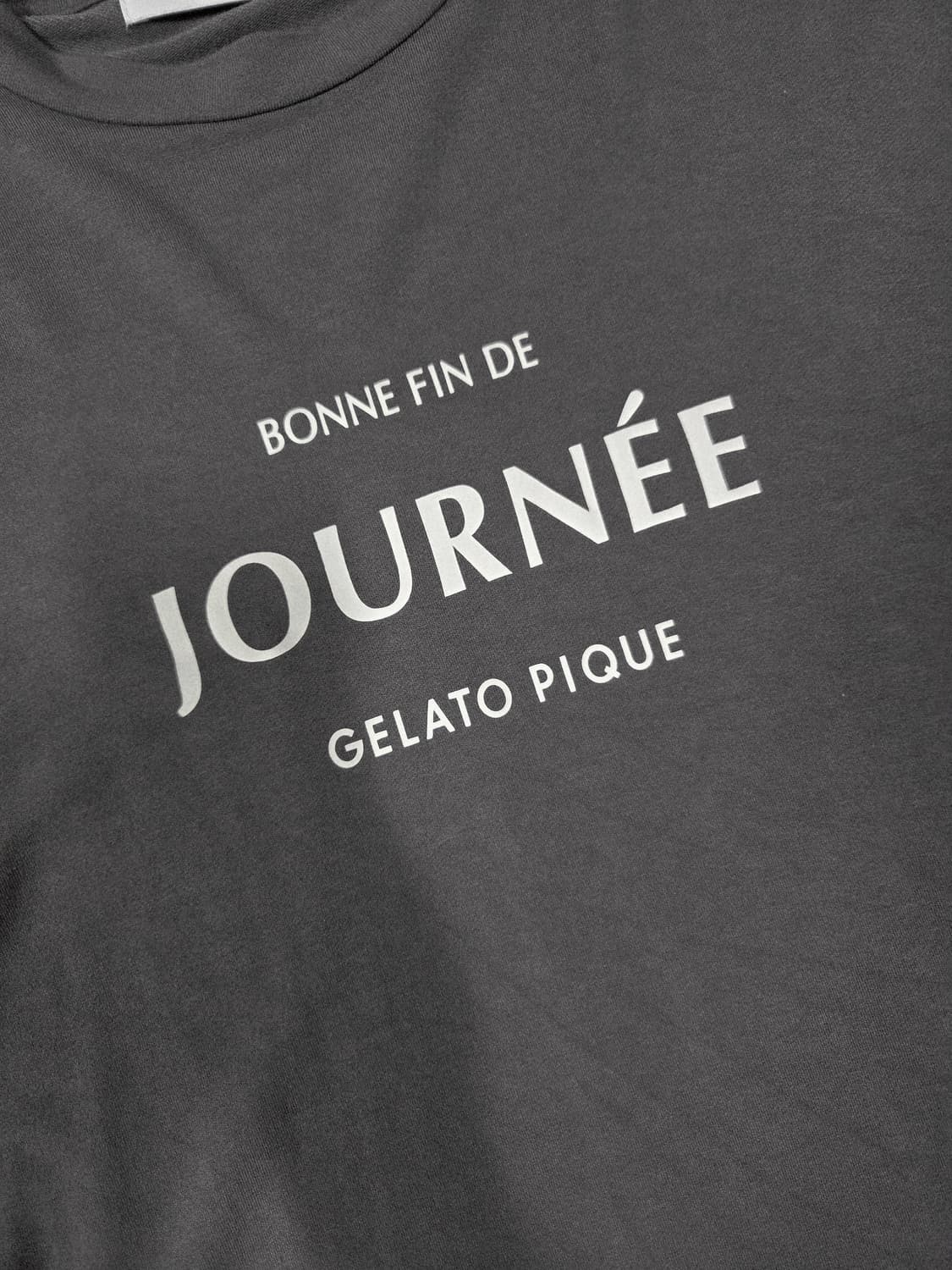 GELATO PIQUE 그레이 롱 슬리브 티셔츠 상품이미지3