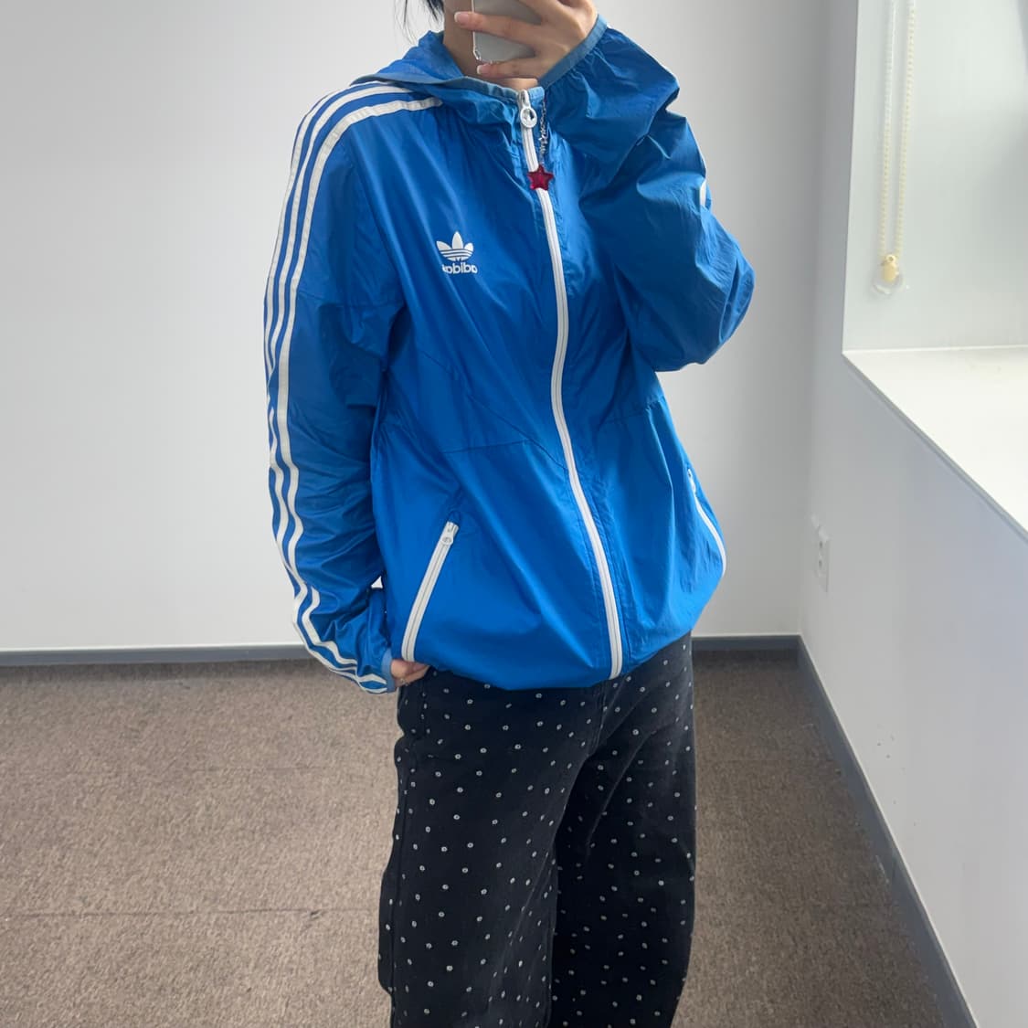 Adidas 아디다스 블루 바람막이 상품이미지2