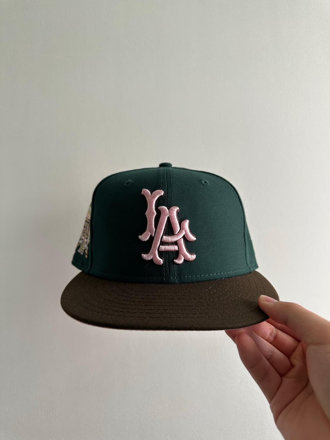 희귀 뉴에라 59fifty LA ANGELS 그린 피티드캡 상품이미지2
