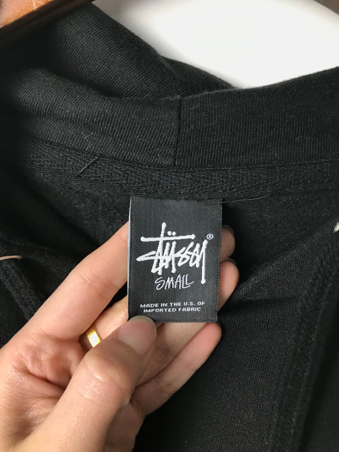 스투시 N4 1980 블랙 후드티 상품이미지10