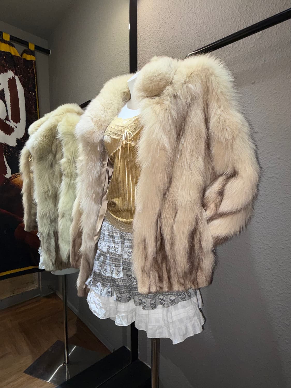 빈티지 페이크 퍼자켓 상품이미지2