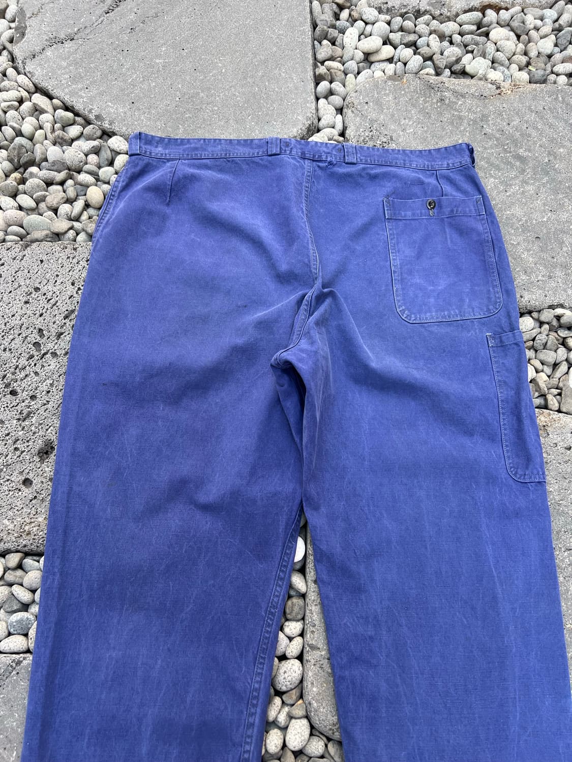 OLD VINTAGE WASHING FADED BLUE 프렌치워크팬츠 상품이미지8