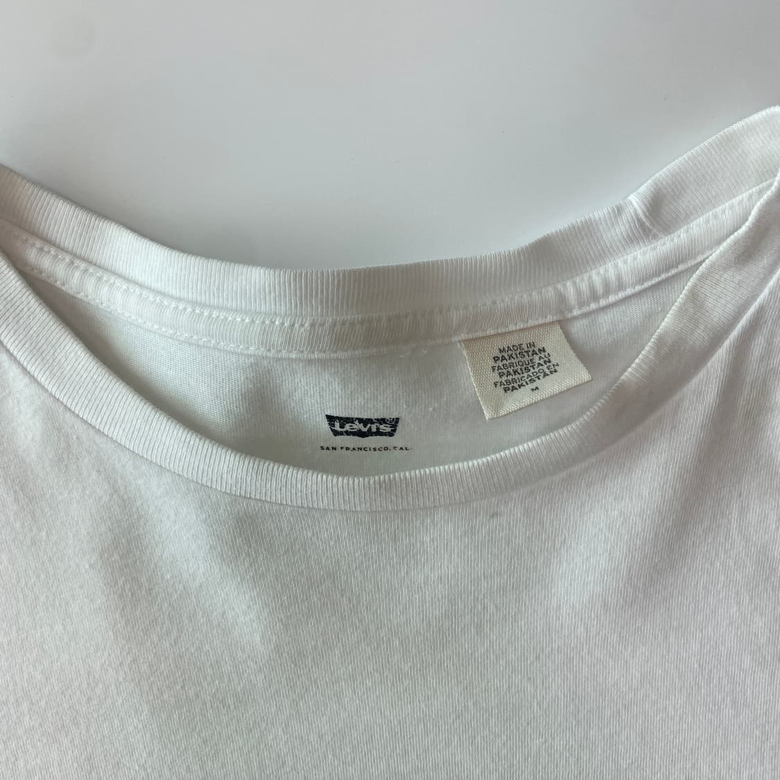 리바이스 클래식 배트윙 레드 로고 화이트 티셔츠 상품이미지2