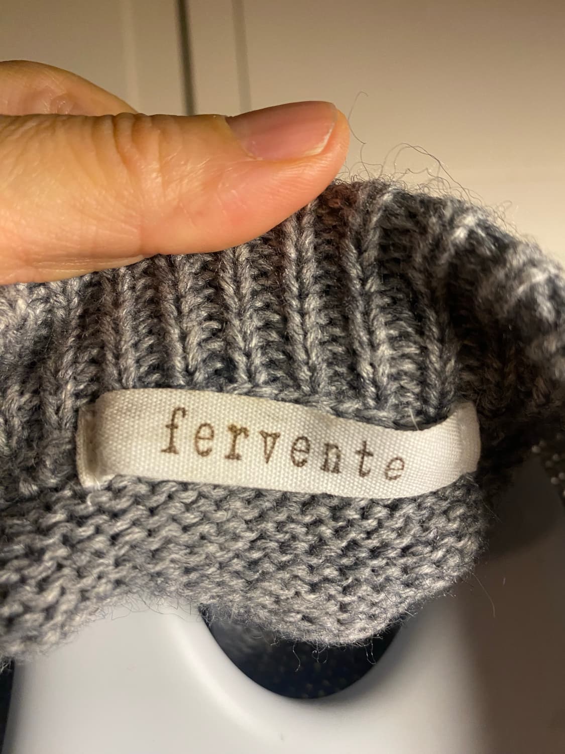 Fervente 회색 니트 가디건 M 상품이미지7