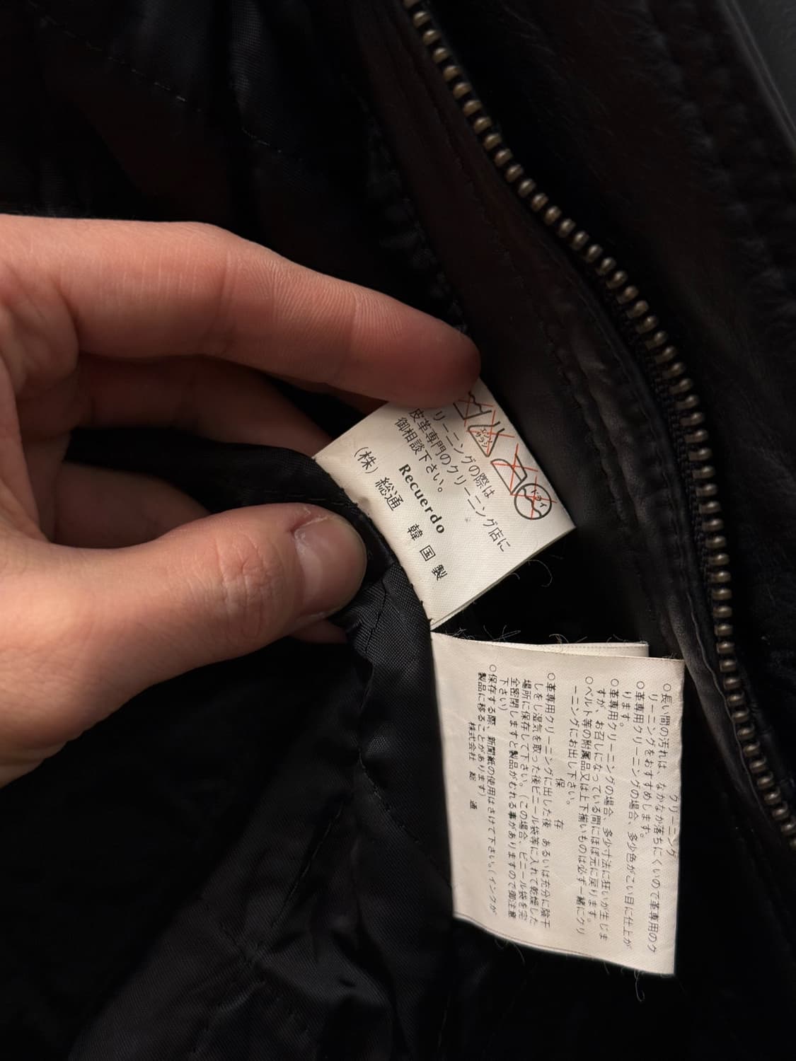 M) RECUERDO CLUB Cowhide Leather Car Coa 상품이미지9