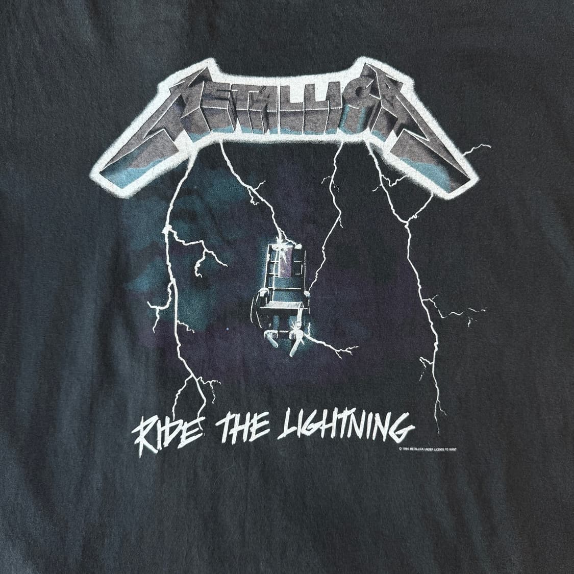 메탈리카 Ride The Lightning 앨범커버 티셔츠 상품이미지3