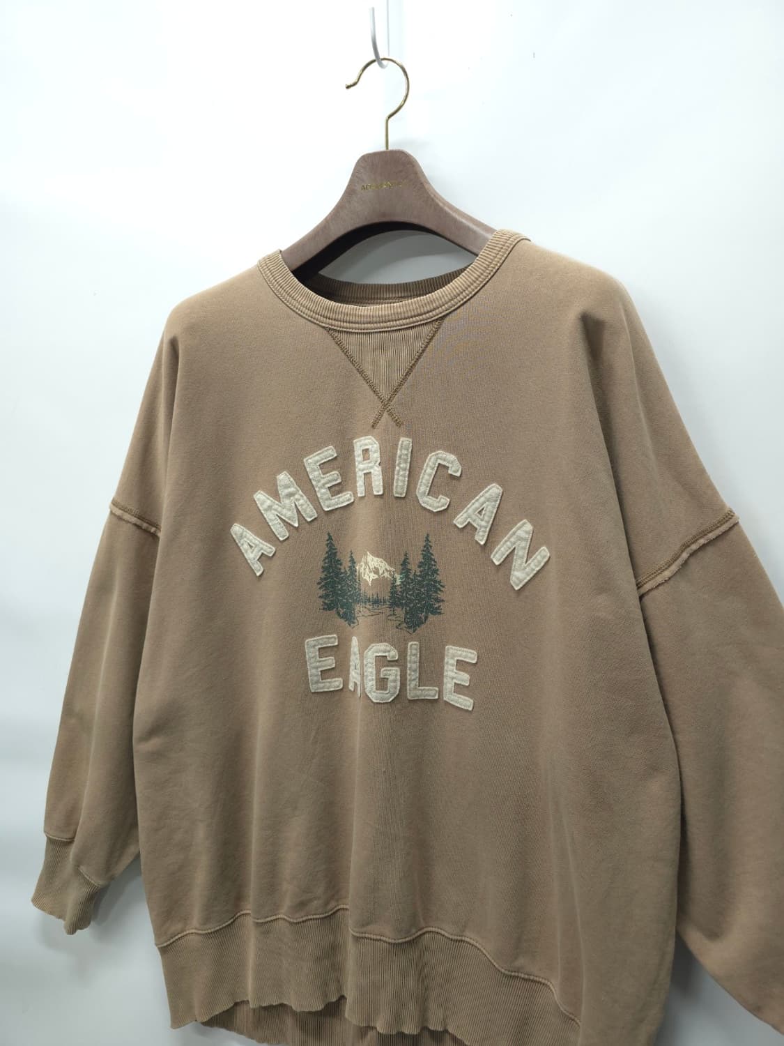 (빅사이즈) 아메리칸이글 펠트로고 맨투맨 (120~125) 상품이미지3