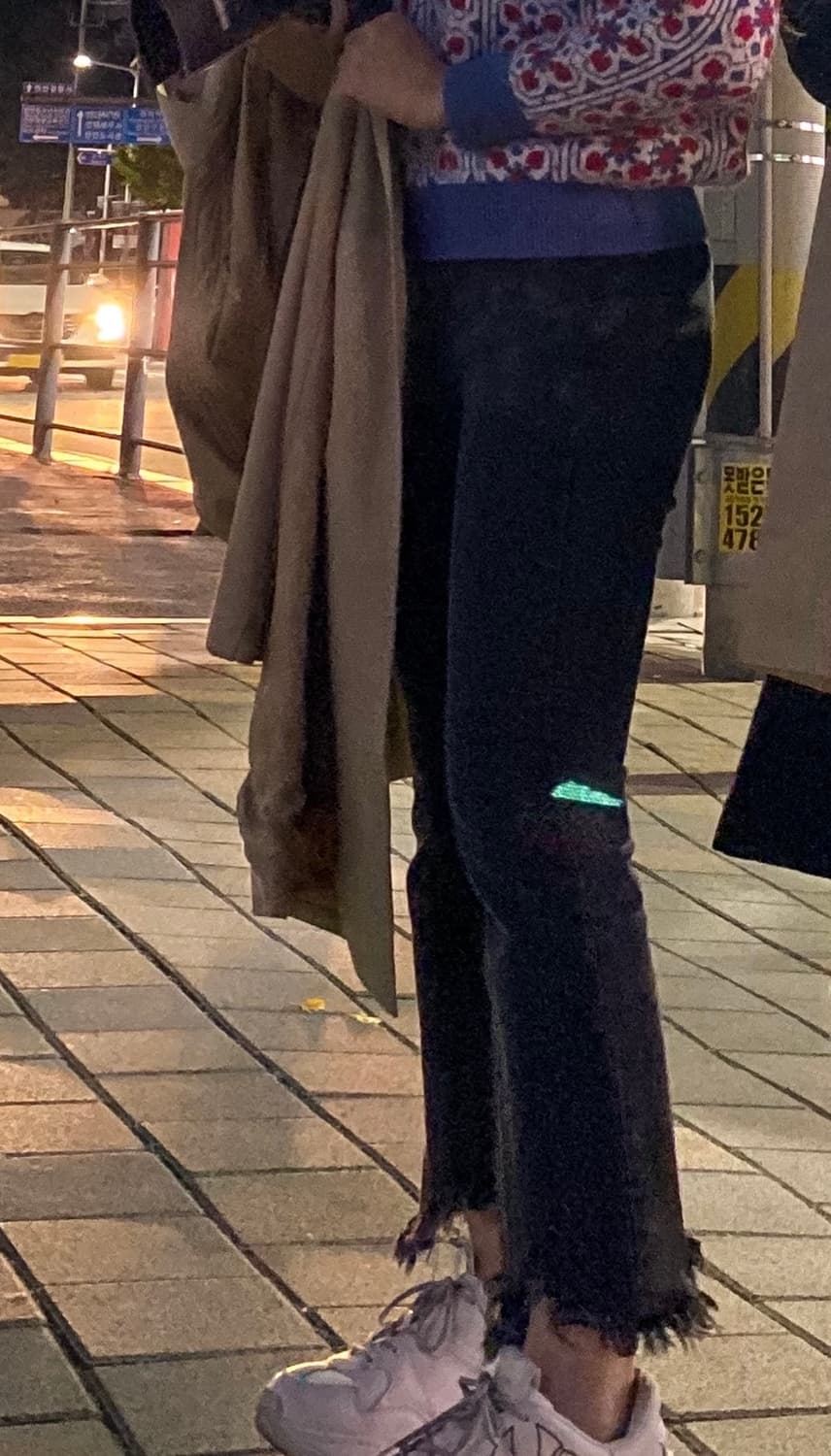 부츠컷 하이웨이스트 세미9부 데님팬츠 상품이미지3