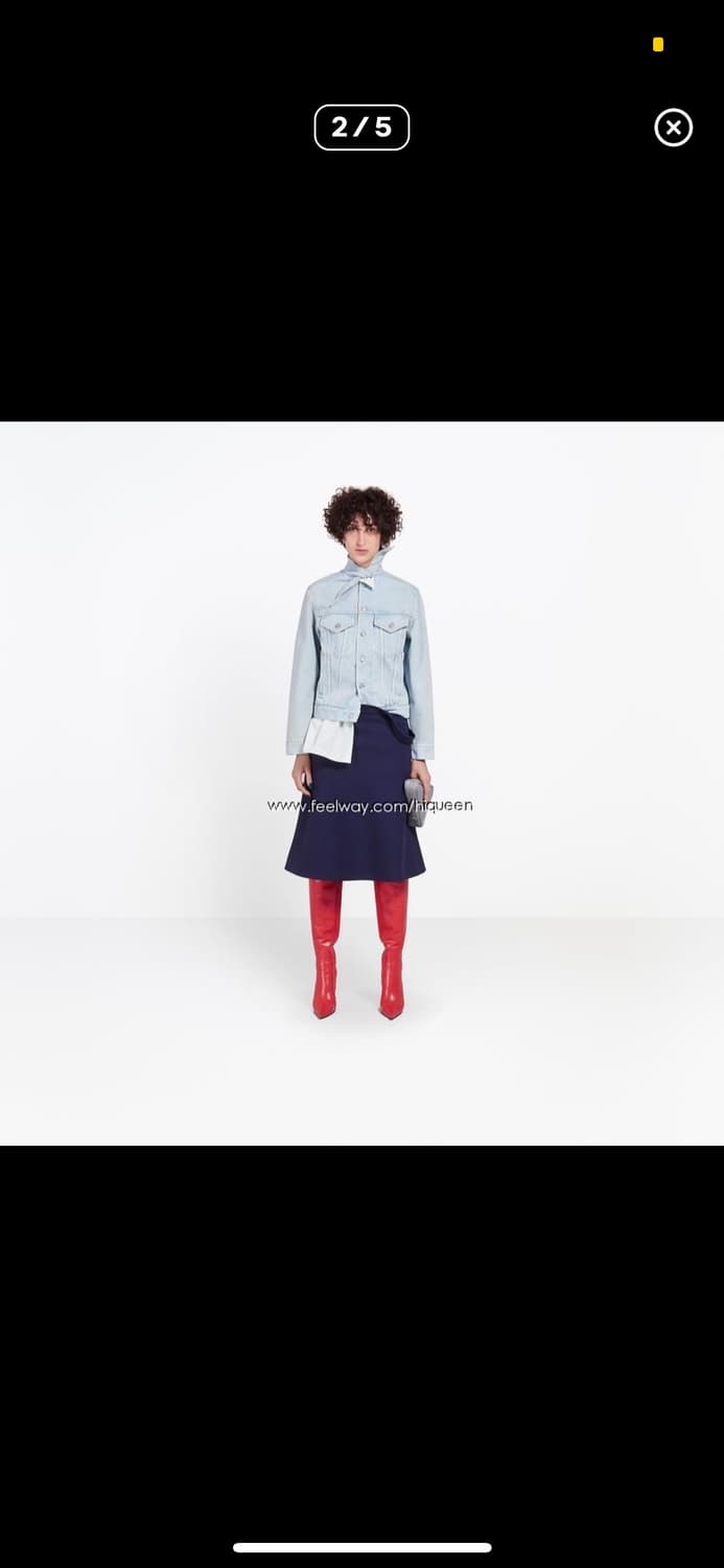 [42] 발렌시아가 17ss 스카프데님 상품이미지5