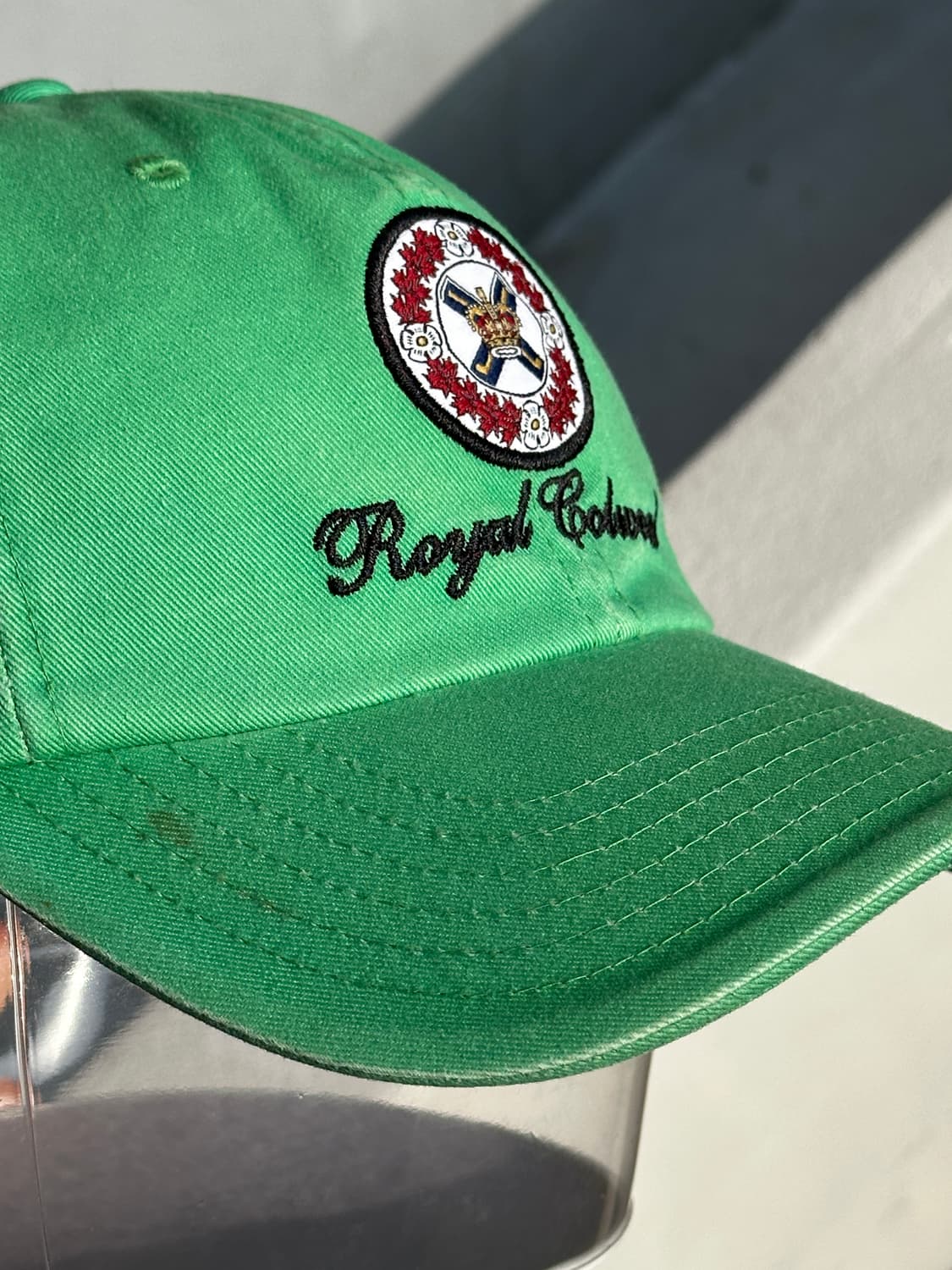 [F] 로열 콜우드 로고 그린톤 볼캡 모자 상품이미지5