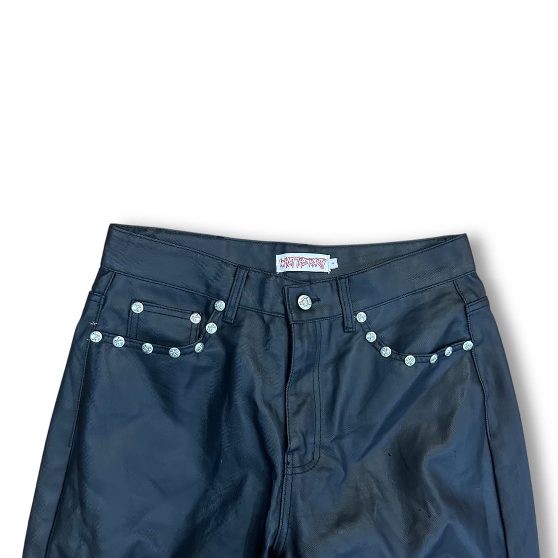 왓더파티 드래곤 코팅 데님 팬츠 상품이미지2