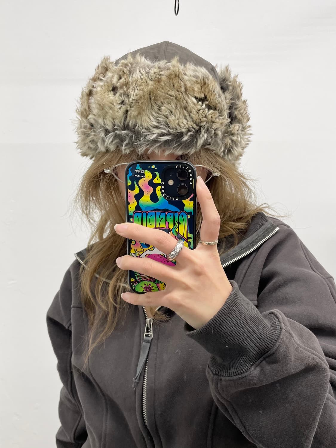 브라운 퍼 트루퍼햇 상품이미지2