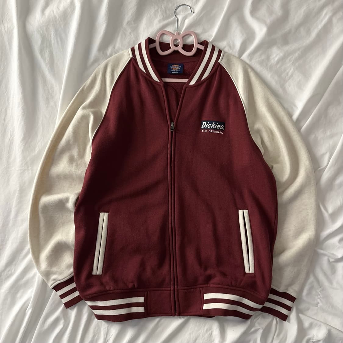 디키즈 버건디 배색 자켓 상품이미지1